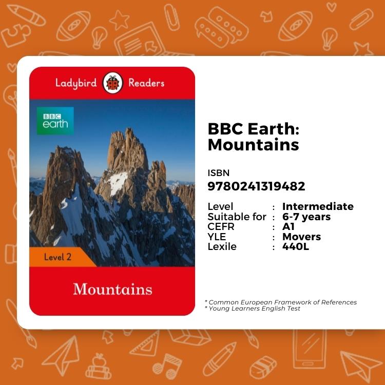 Buku Bahasa Inggris SD 9780241319482 BBC Earth_ Mountains