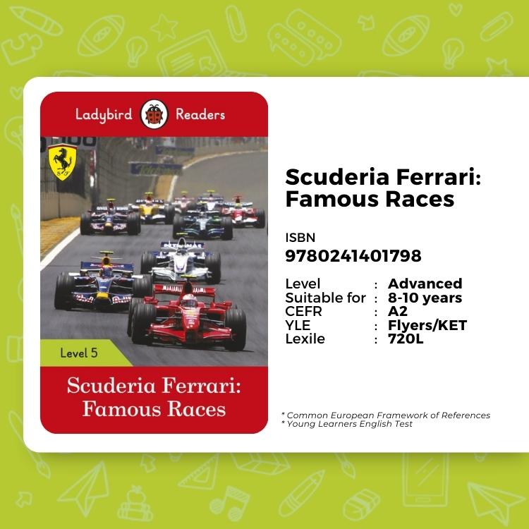 Readers Bahasa Inggris 9780241401798 Scuderia Ferrari_ Famous Races