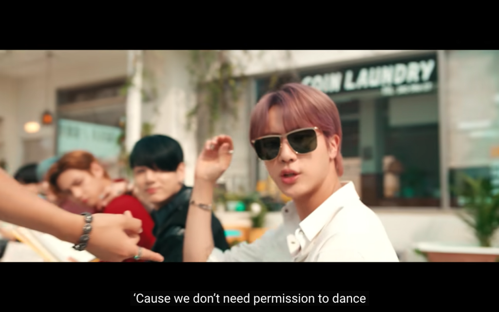BTS Permission To Dance Jin