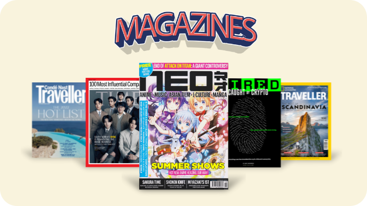 Periplus Banner Magazines majalah impor