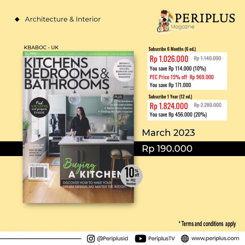 Majalah Impor Kitchens Bedrooms & Bathrooms