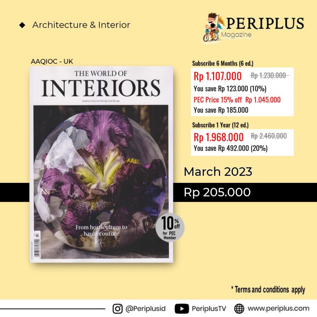 Majalah Impor The World of Interiors