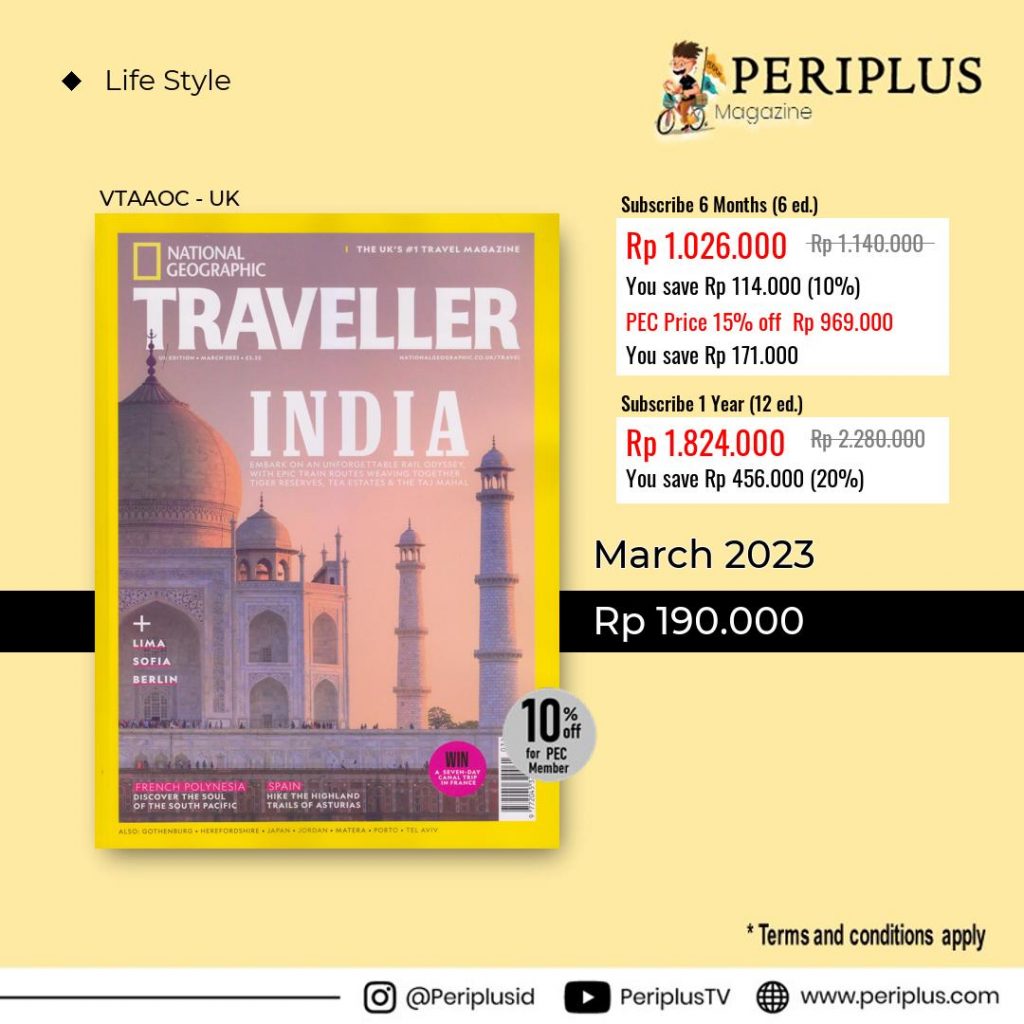 Majalah Impor National Geographic Traveller