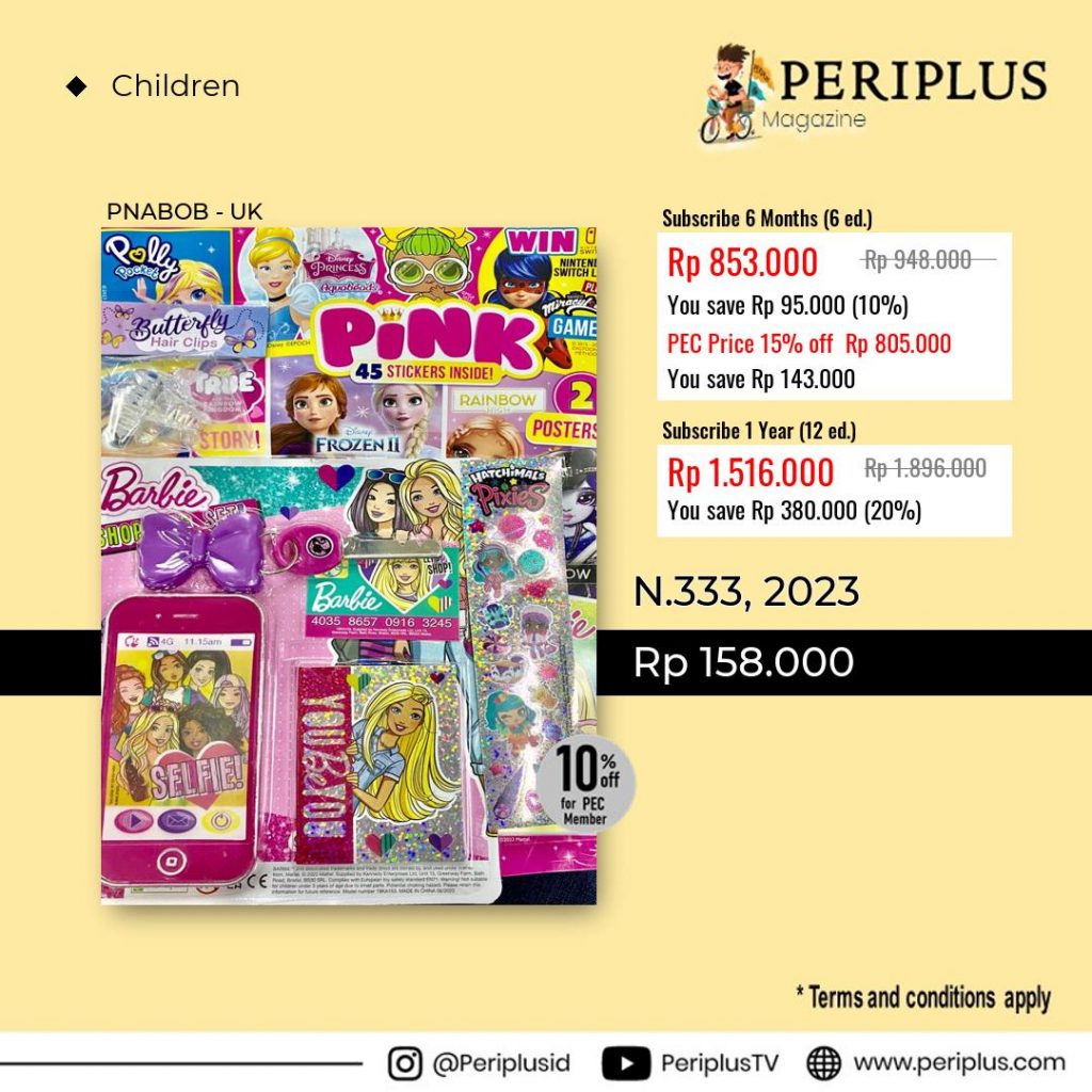 11 Periplus Import Magazine Pink
