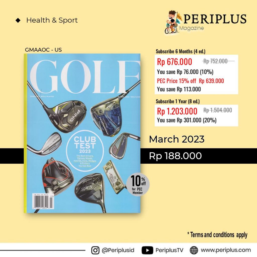 12 Periplus Import Magazine Golf