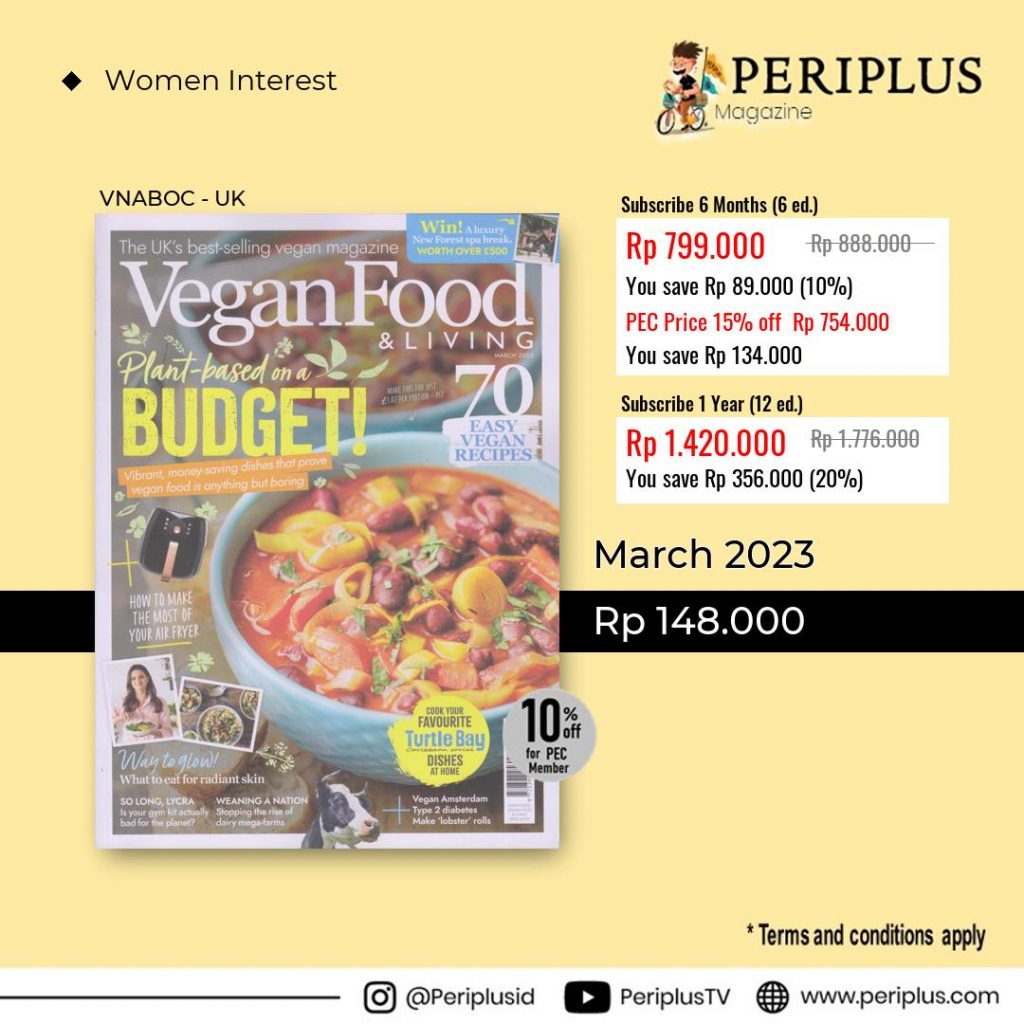 3 Periplus Import Magazine Vegan Food Living