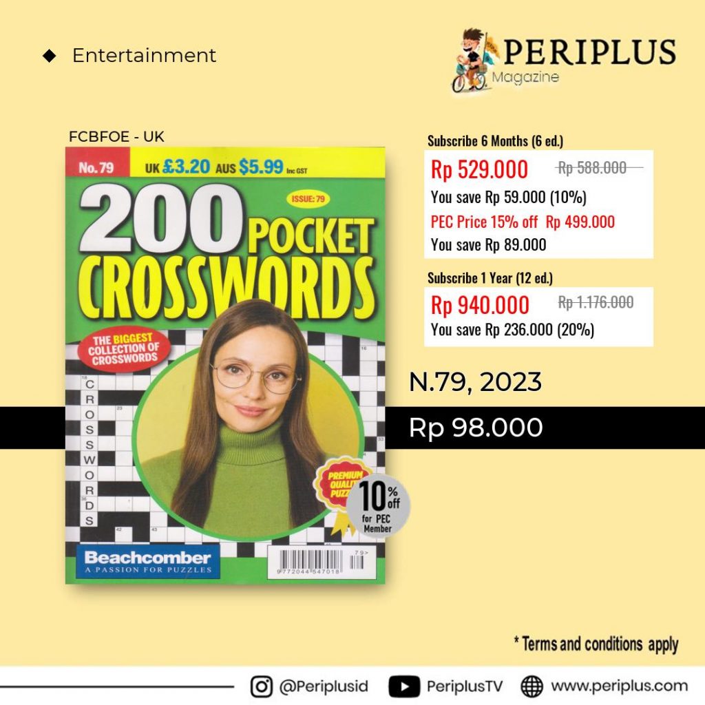5 Periplus Import Magazine Crosswords