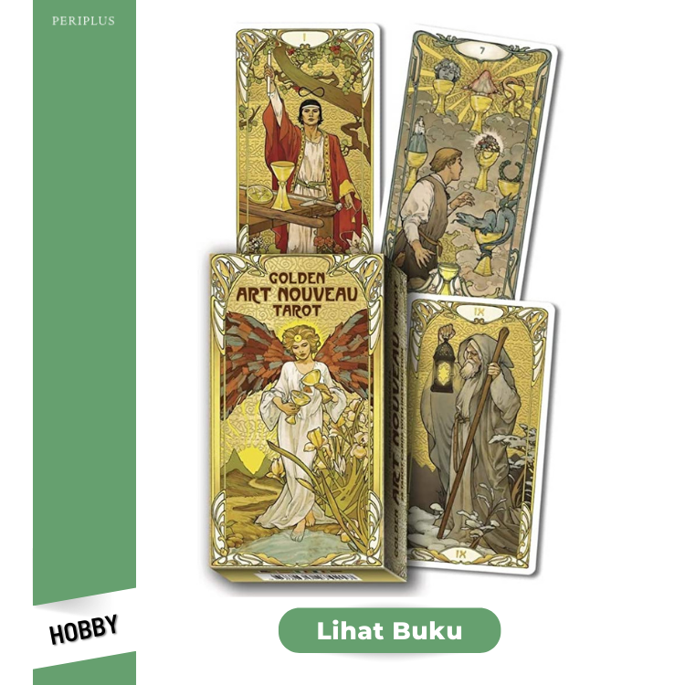 Hobby 9780738763460 'Golden Art Nouveau Tarot