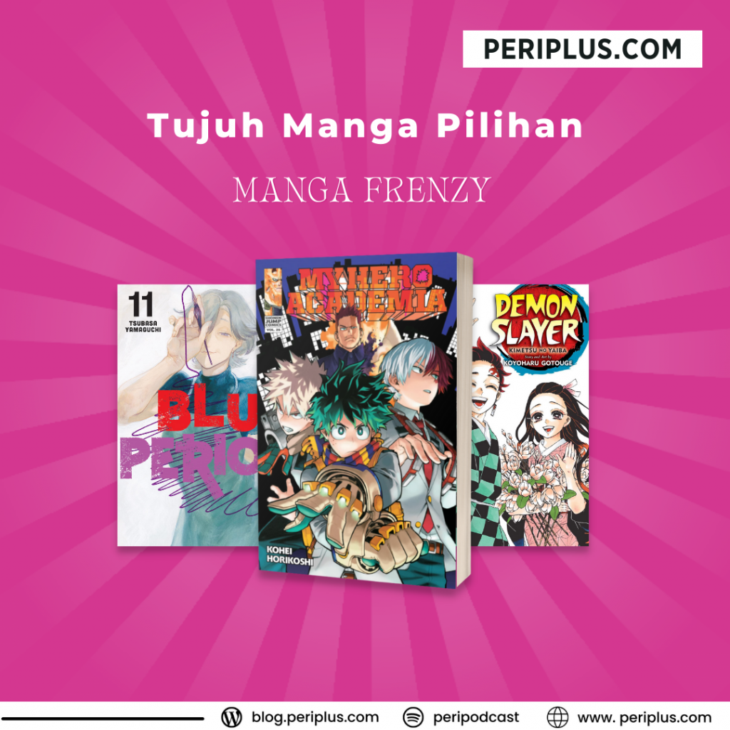 Rekomendasi manga dan komik di promo Manga Frenzy