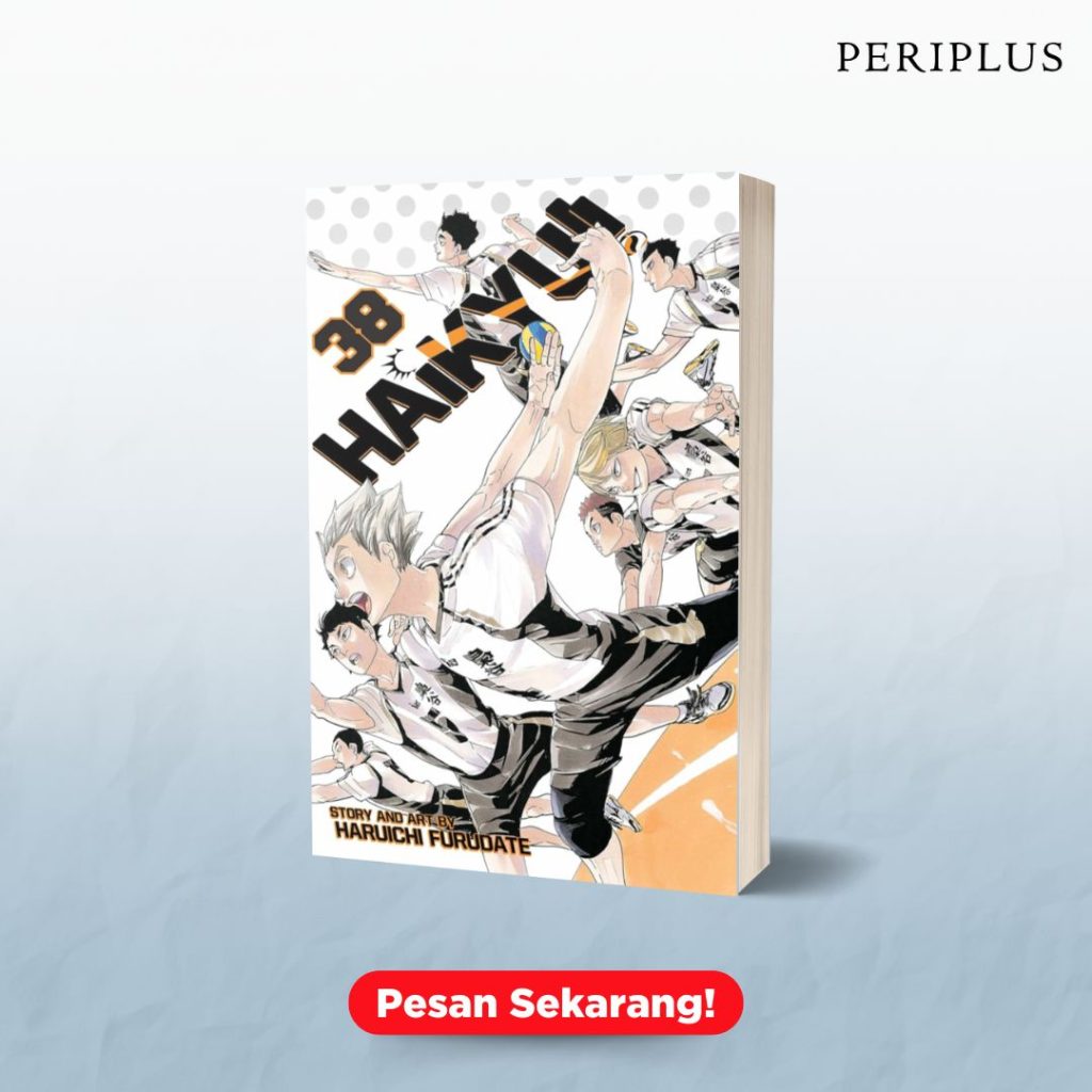 10 Komik dan Manga Terlaris Agustus 2024 9781974712571 Haikyu!!, Vol. 38