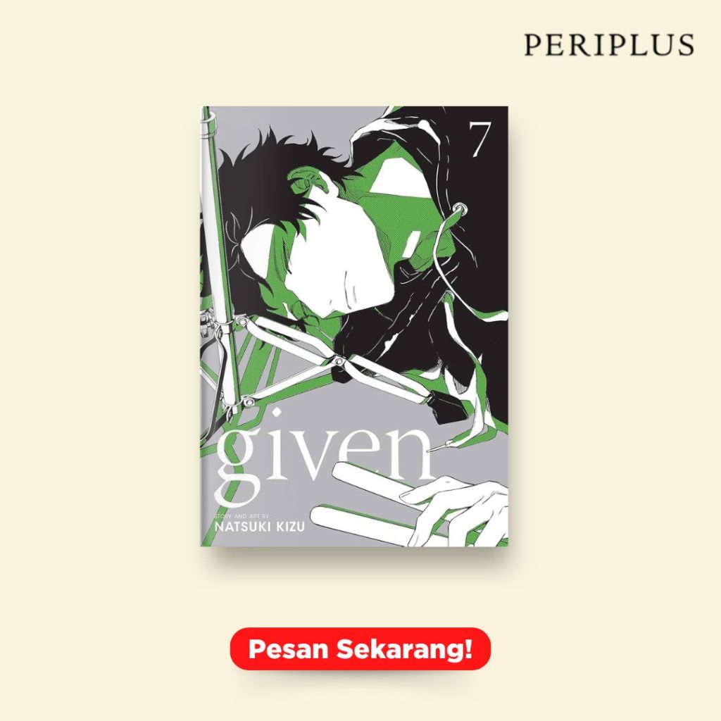 Komik dan Manga Terlaris Periplus 9781974734474 Given, Vol. 7