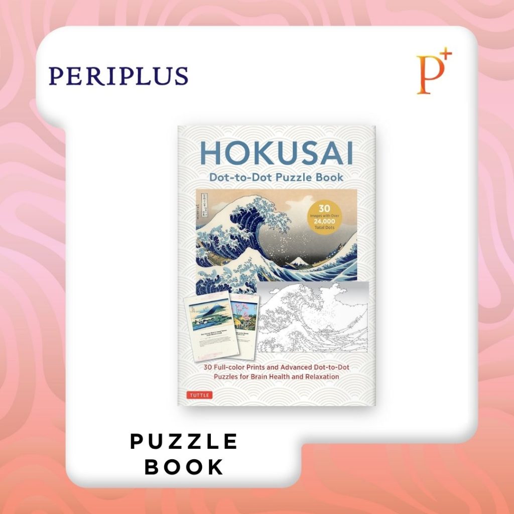 9784805319864 Hokusai Dot-to-Dot Puzzle Book