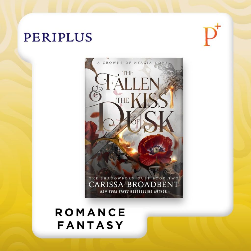9781035051656 Fallen & The Kiss of Dusk by Carissa Broadbent - Book 4 of Pentalogy Crowns of Nyaxia