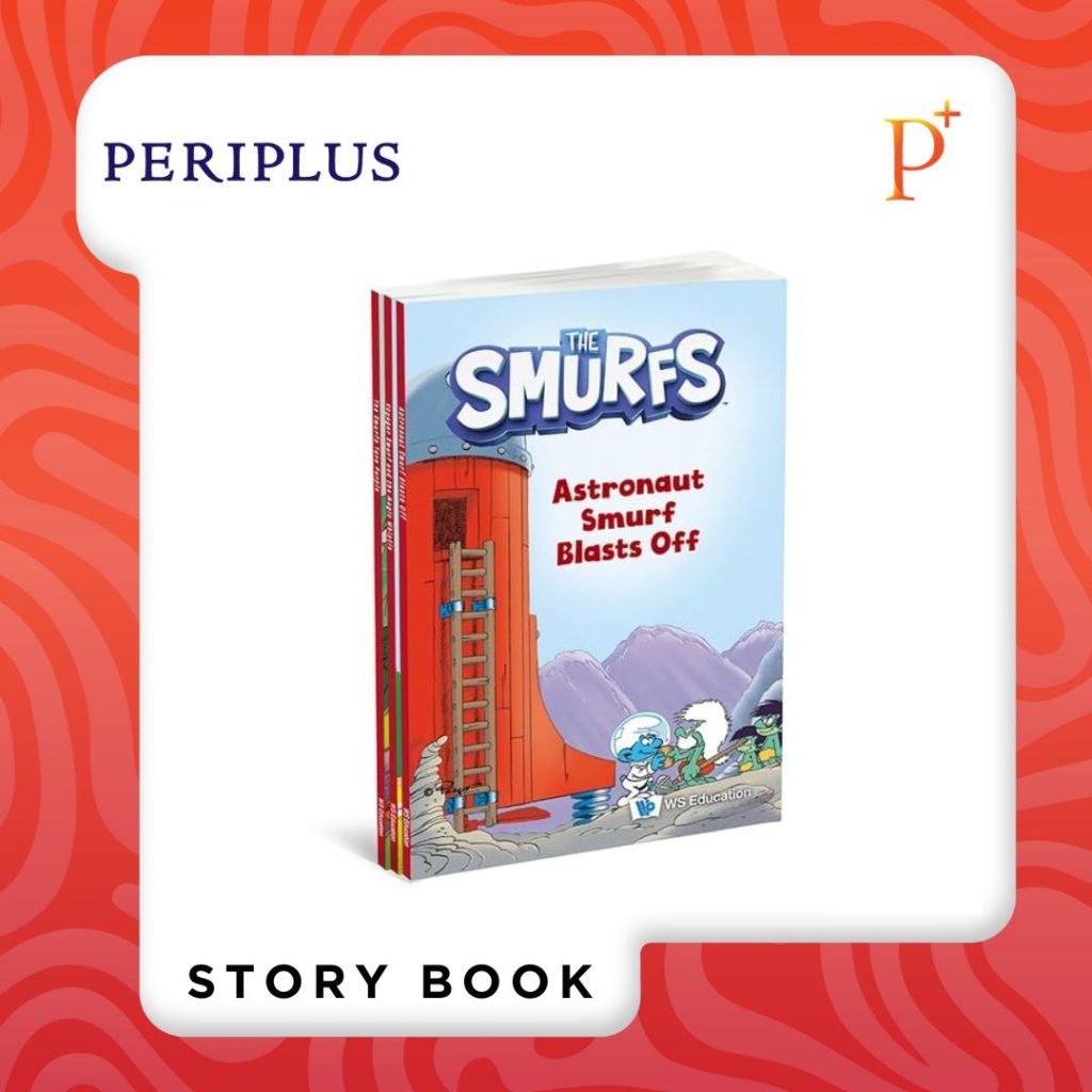 9789819819997 The Smurfs Set_ Astronaut Smurf Blasts Off, The Smurfs Turn Black and Voyager Smurf and the Magic Whistle