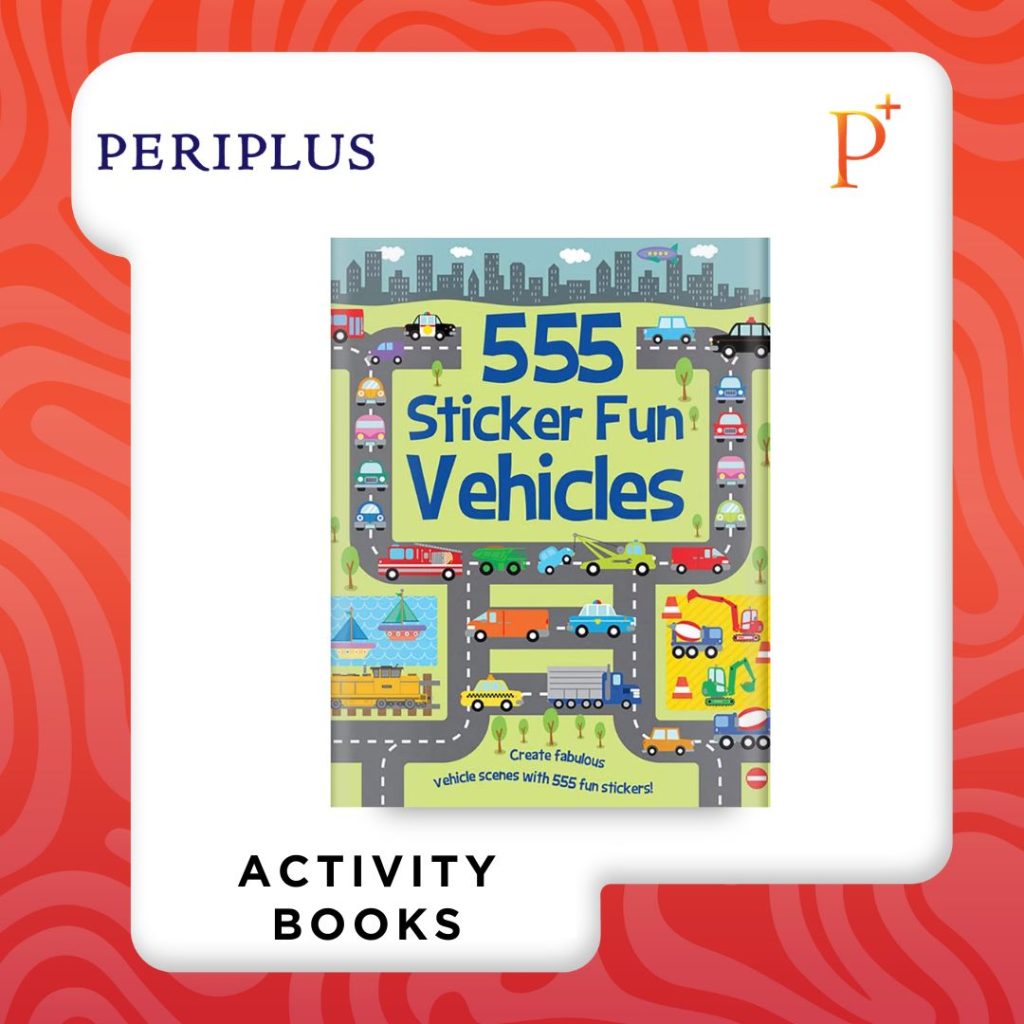 9781789580440 555 Sticker Fun Vehicles