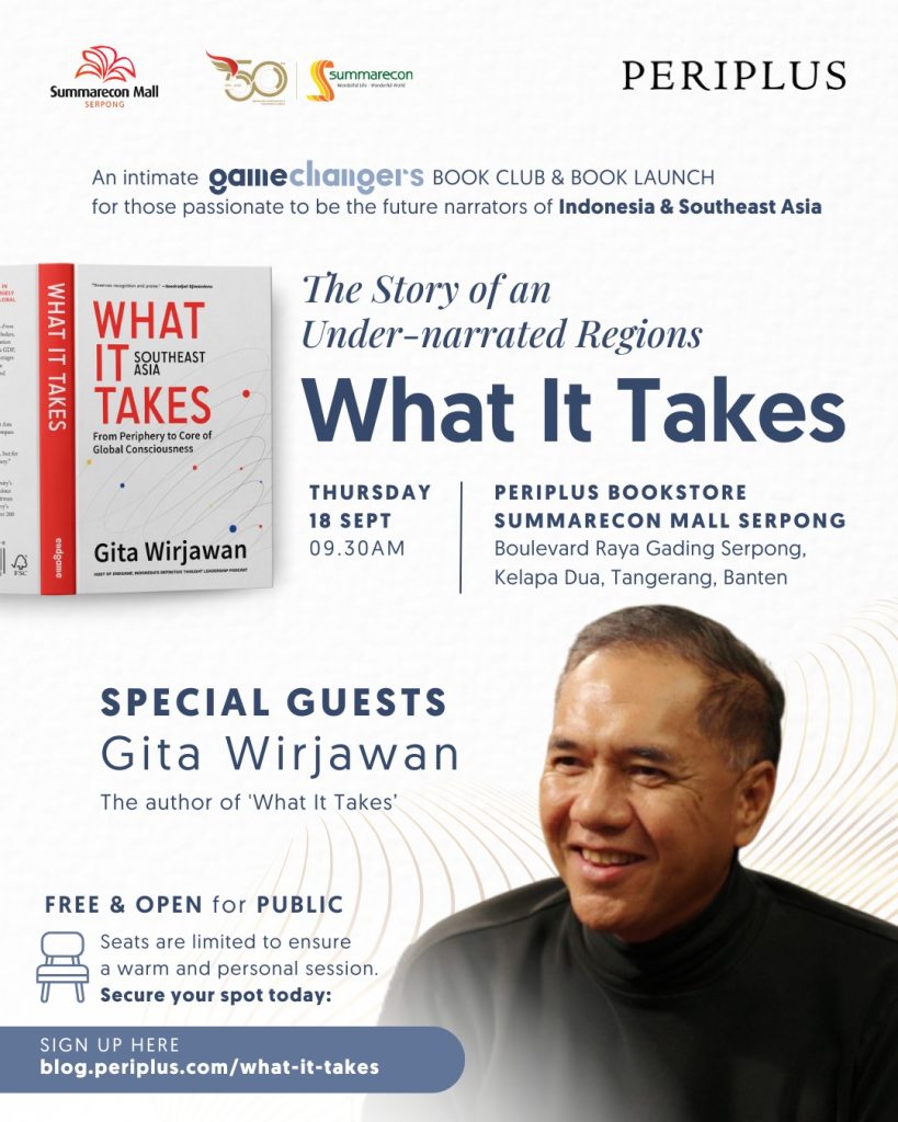Buku Gita Wirjawan What it Takes