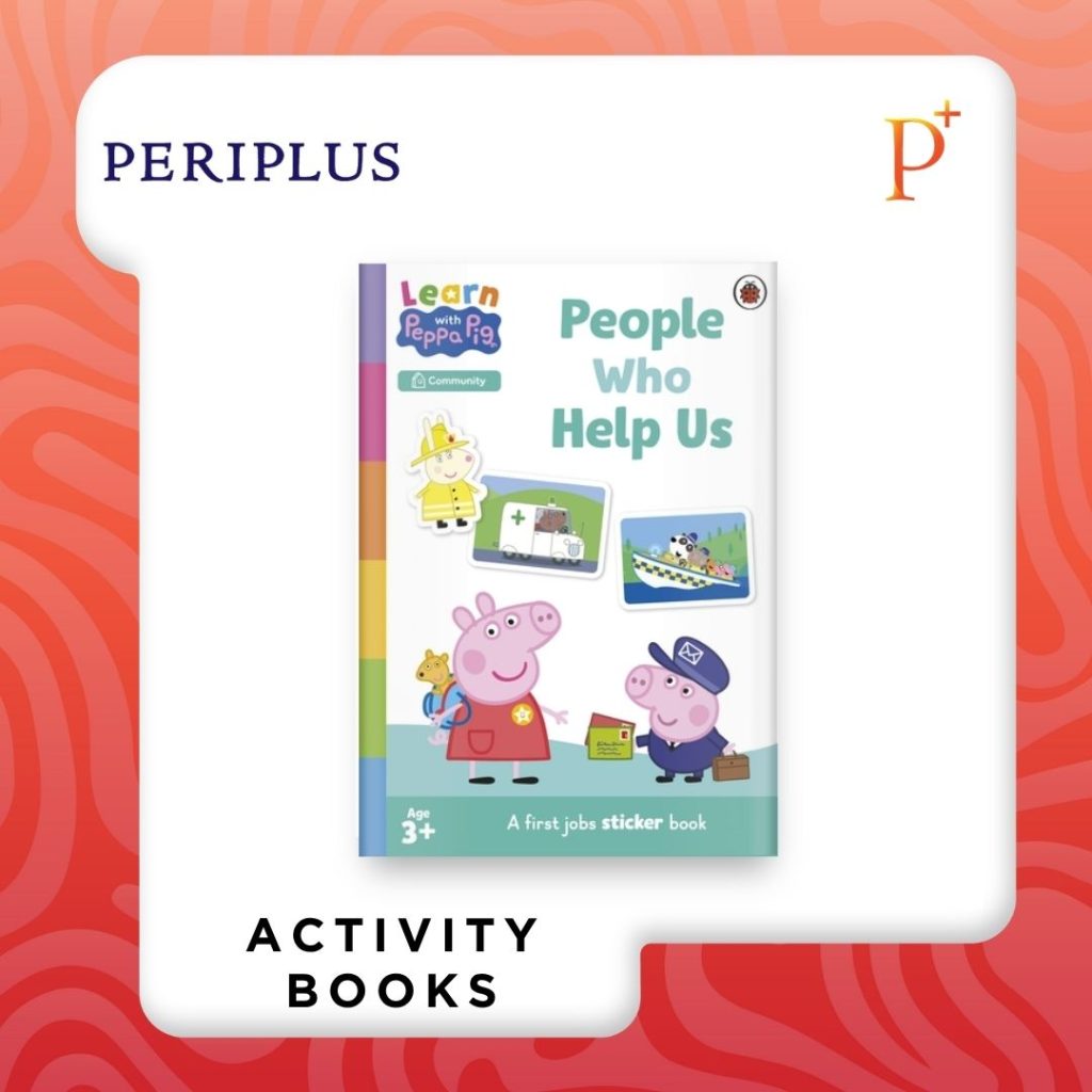 9780241717615 Learn with Peppa_ People Who Help Us Sticker activity book