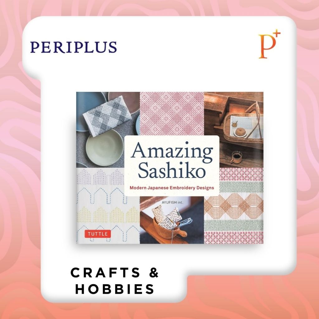 9780804855808 Amazing Sashiko_ Modern Japanese Embroidery Designs (Full-Size Templates and Grids)