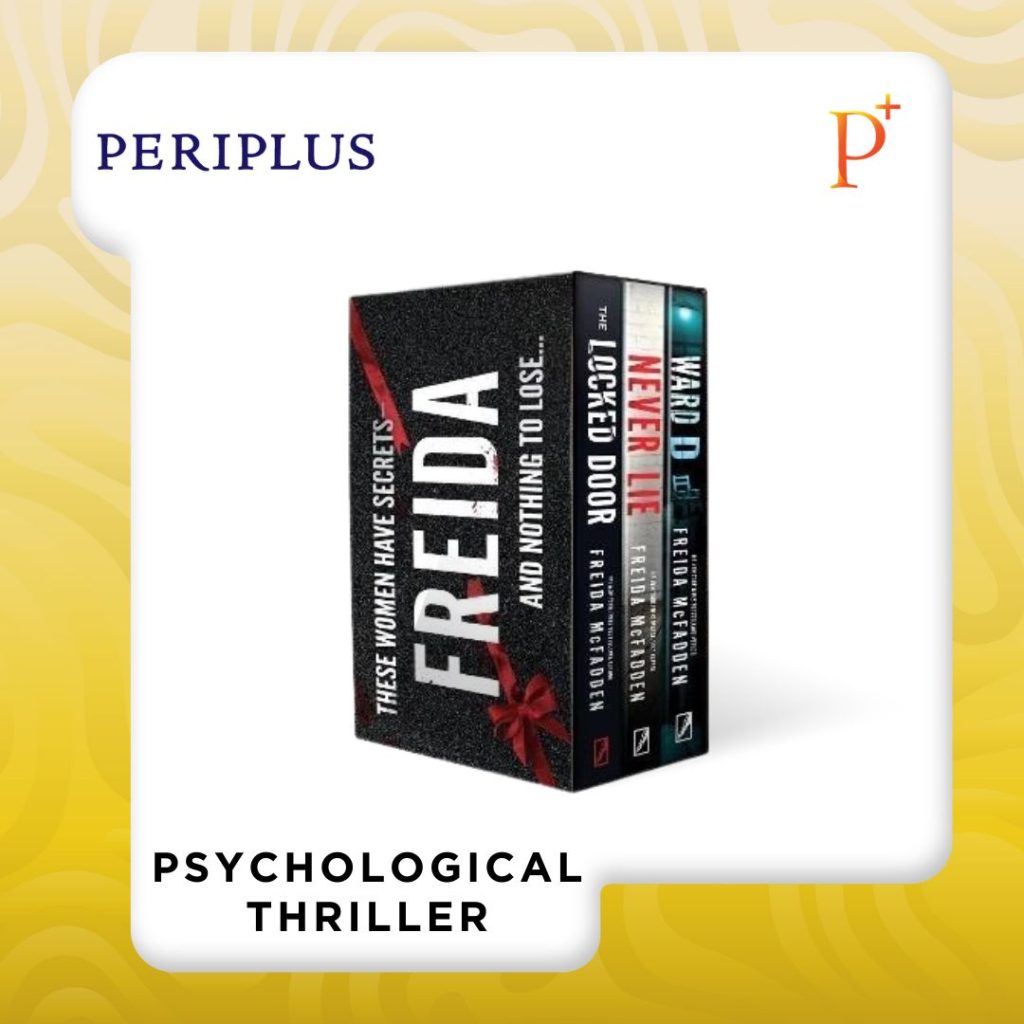 novel terbaru 9781464275173 Freida McFadden Book Boxed Set of Never Lie, Ward D and Locked Door