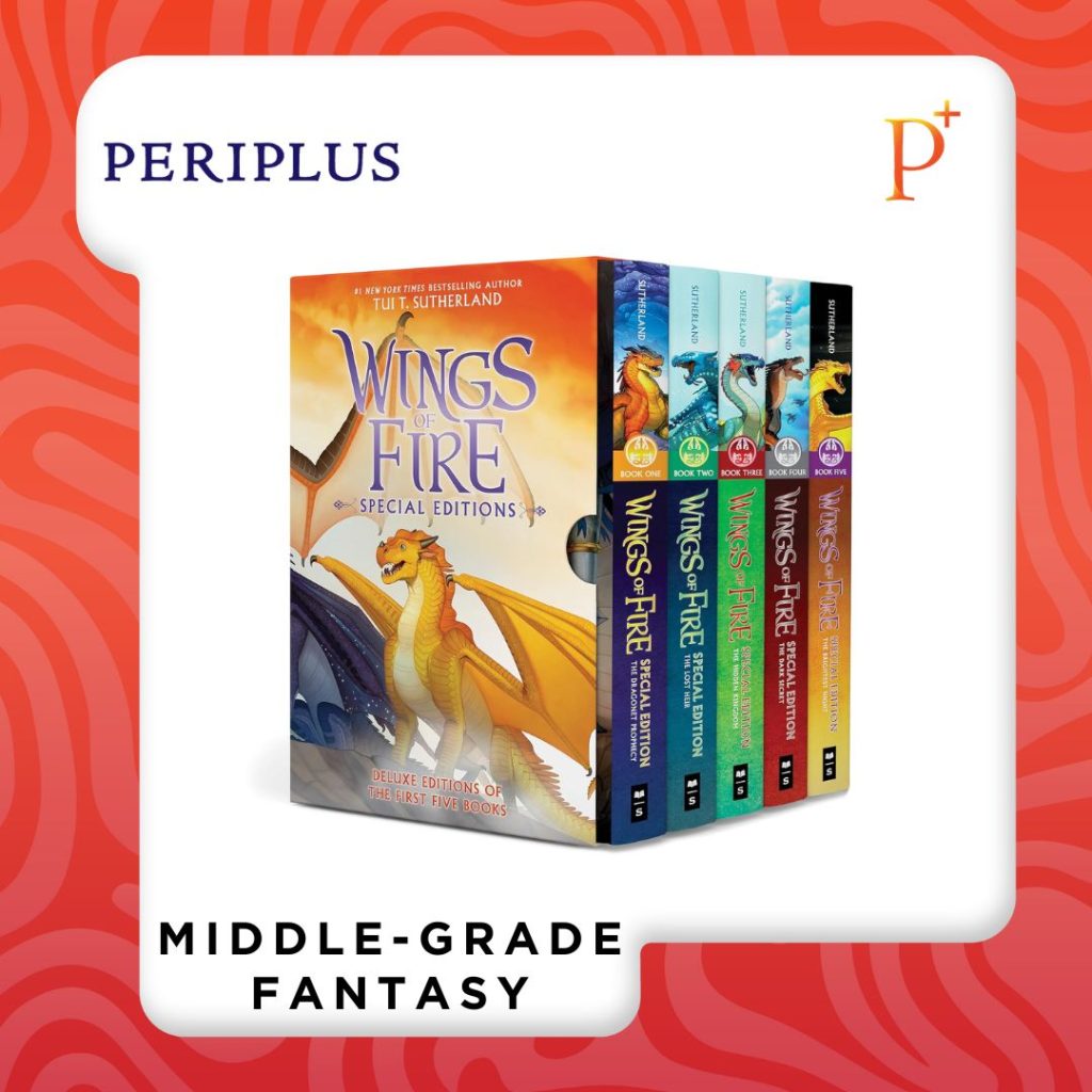 9798225008284 Wings of Fire Volume 1-5 Special Edition Box Set with Sprayed Edge