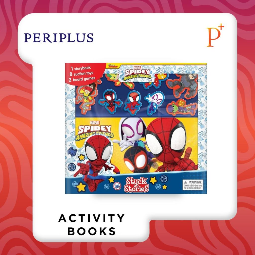 9782764371343 Marvel Spidey & Friends Stuck On Stories