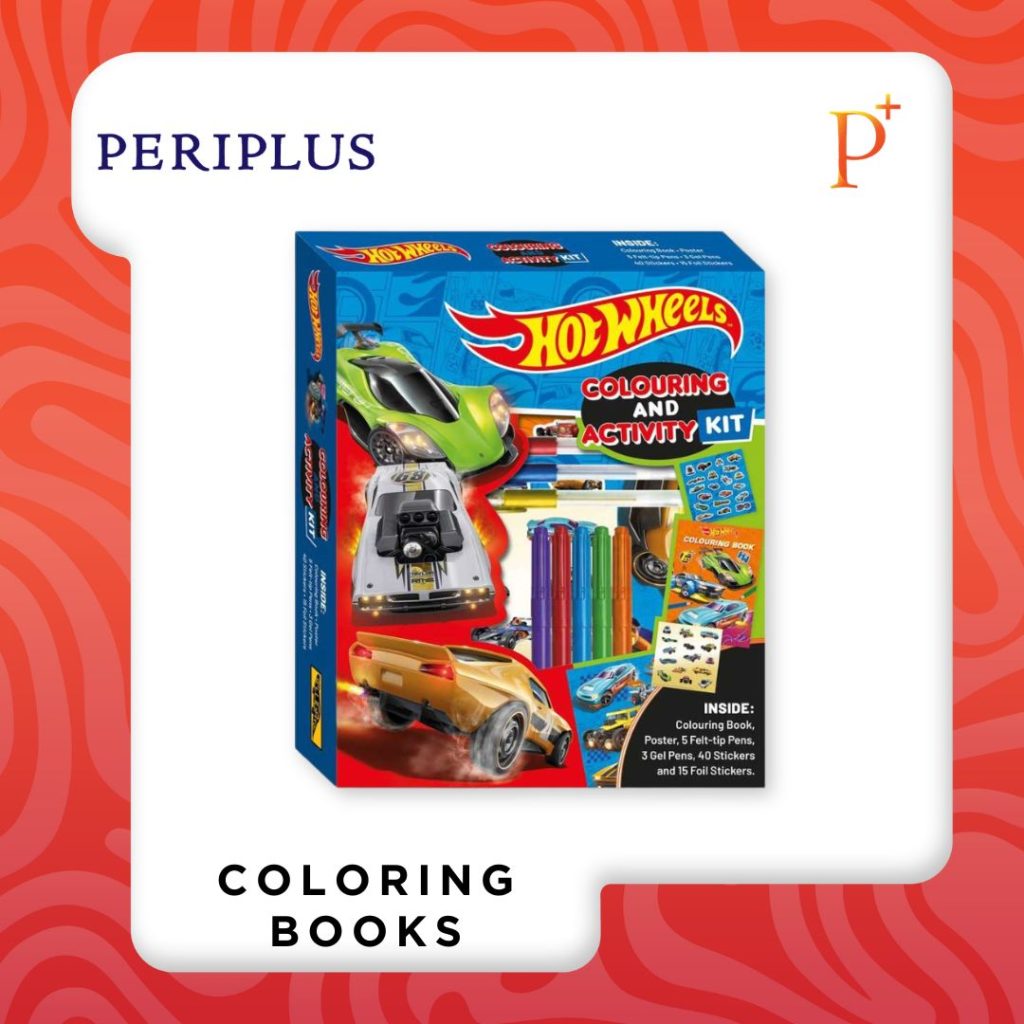 9781788248648 Hot Wheels Colouring & Activity Kit