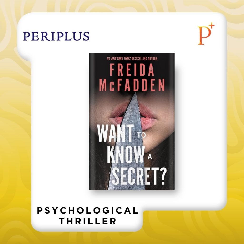 9781464249600 McFadden-Want To Know A Secret_ by Freida McFadden Buku Terbaru