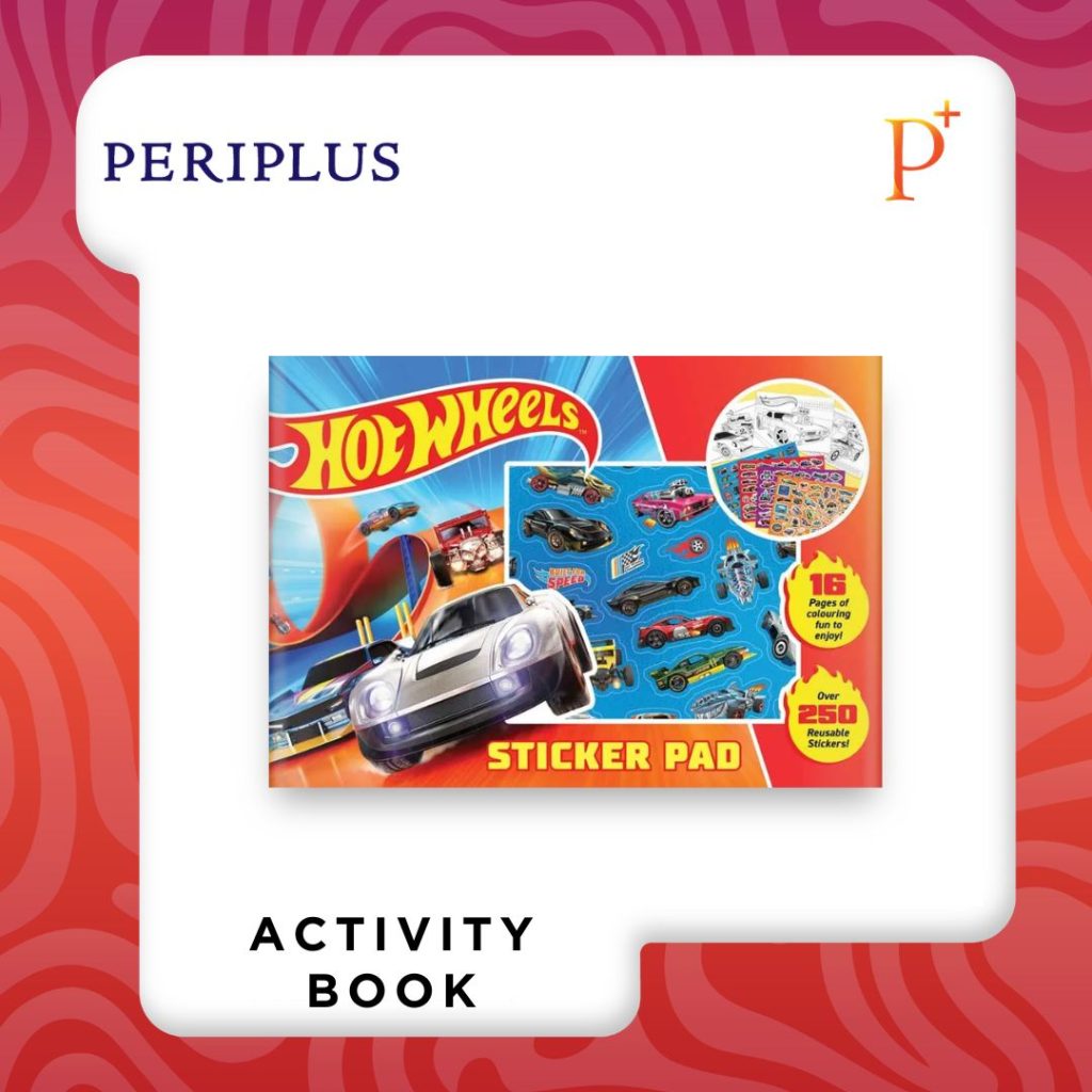 9781788248716 Hot Wheels Sticker Pad