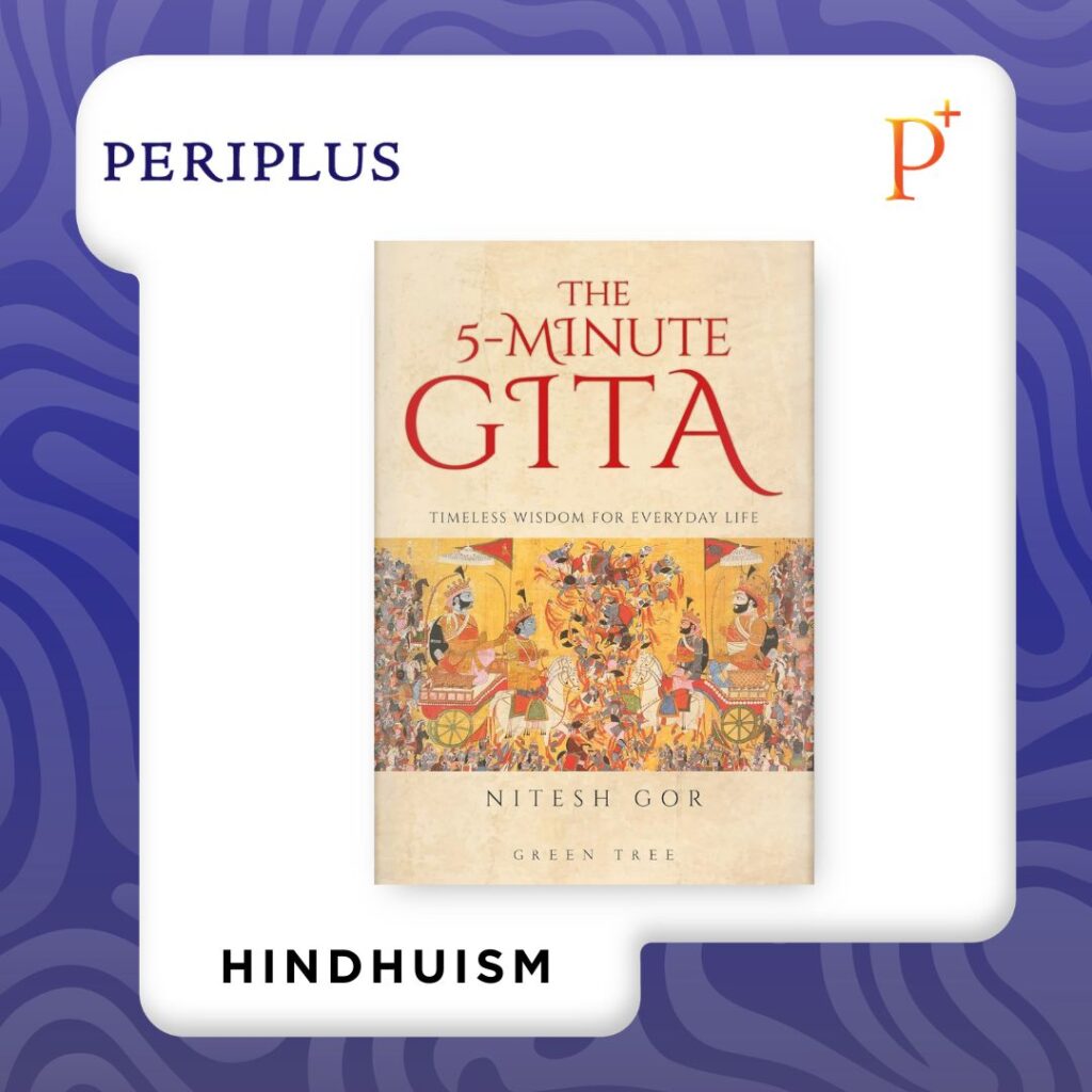 9781399433556 The 5-minute Gita_ Timeless Wisdom for Everyday Life buku terbaru