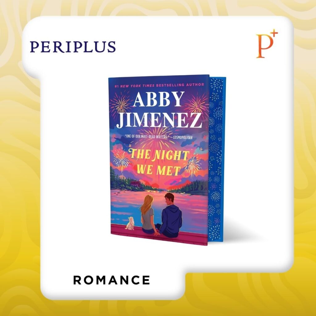 9781538759226 The Night We Met by Abby Jimenez — Book 2 of Duology Say You'll Remember Me — Deluxe Edition Spray Edges
