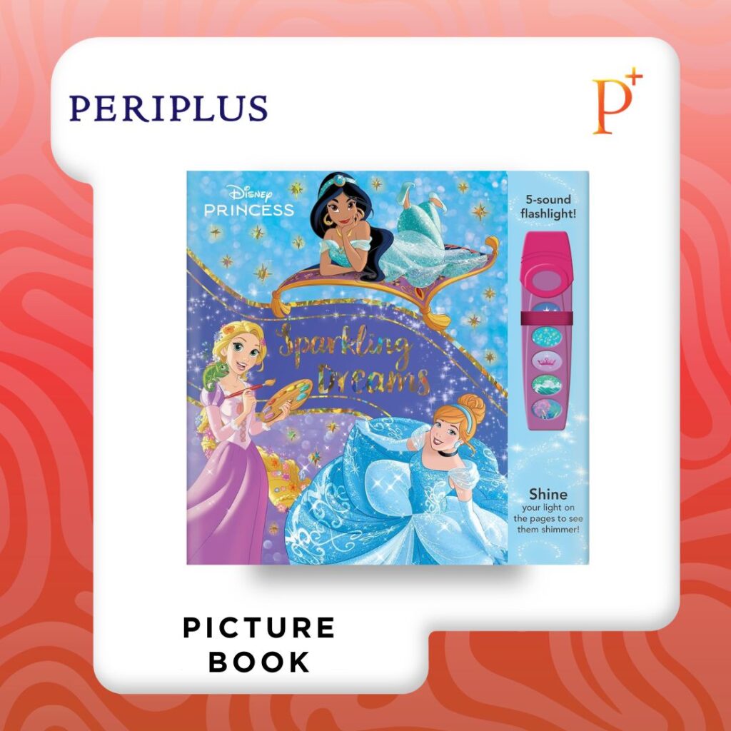 9798384603313 Glow Flashlight Adventure Book Disney Princess