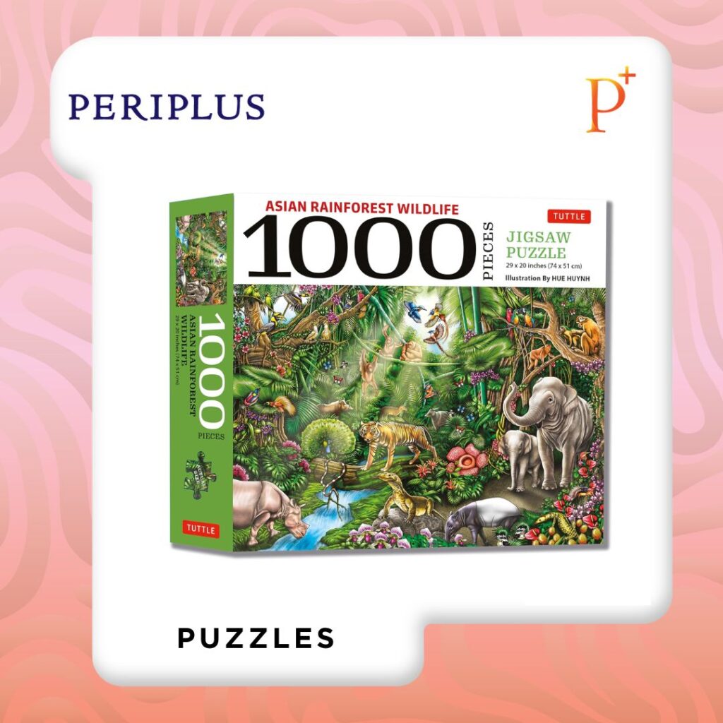 9780804858700 Jigsaw Puzzle Asian Rainforest Wildlife