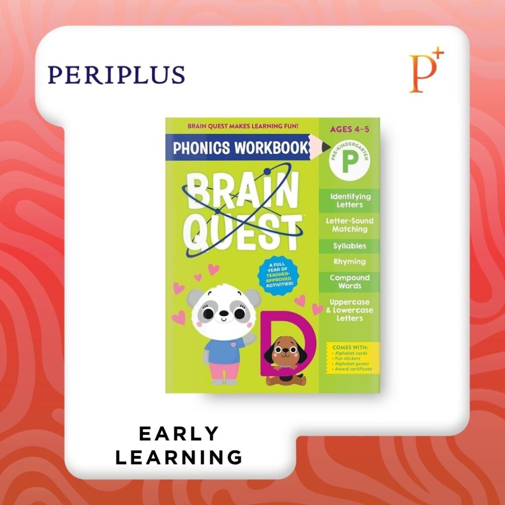 9781523527830 Brain Quest Phonics Workbook_ Pre-Kindergarten