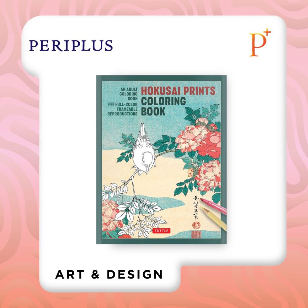 9784805320600 Hokusai Prints Coloring Book pb
