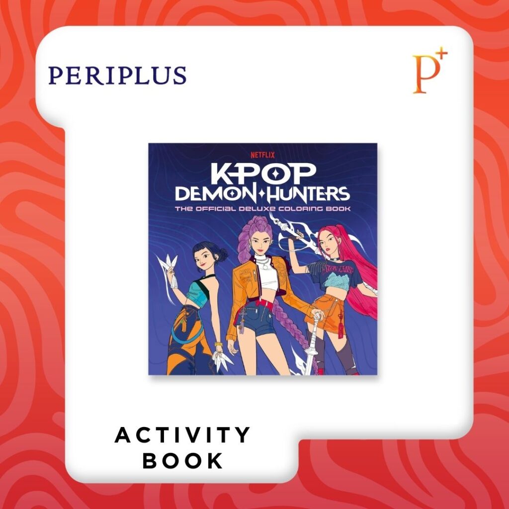 9781804964026 Kpop Demon Hunters_ The Official Deluxe Colouring Book