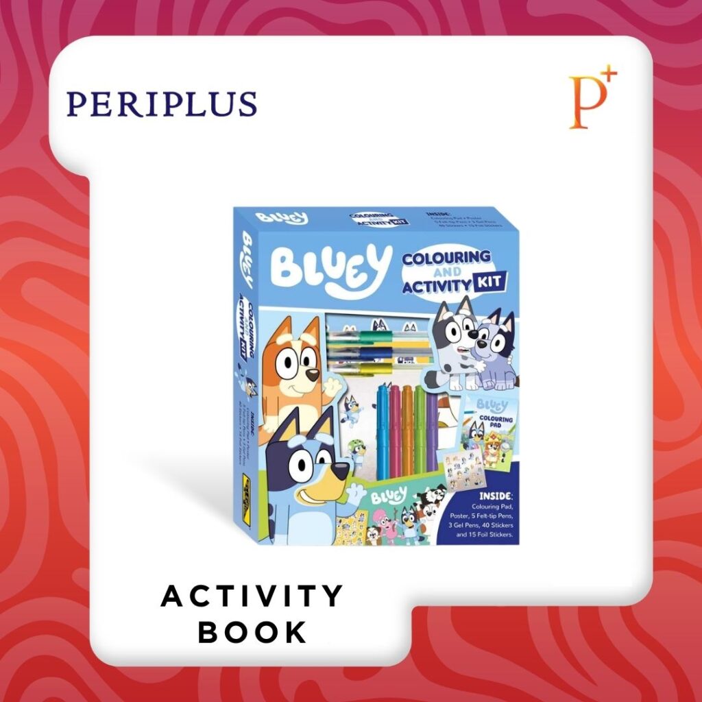 9781788247405 Bluey Colouring & Activity Kit